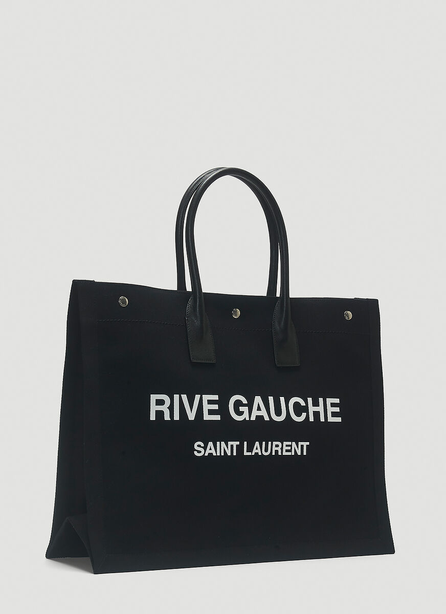 Saint Laurent Noe Rive Gauche Tote In Black