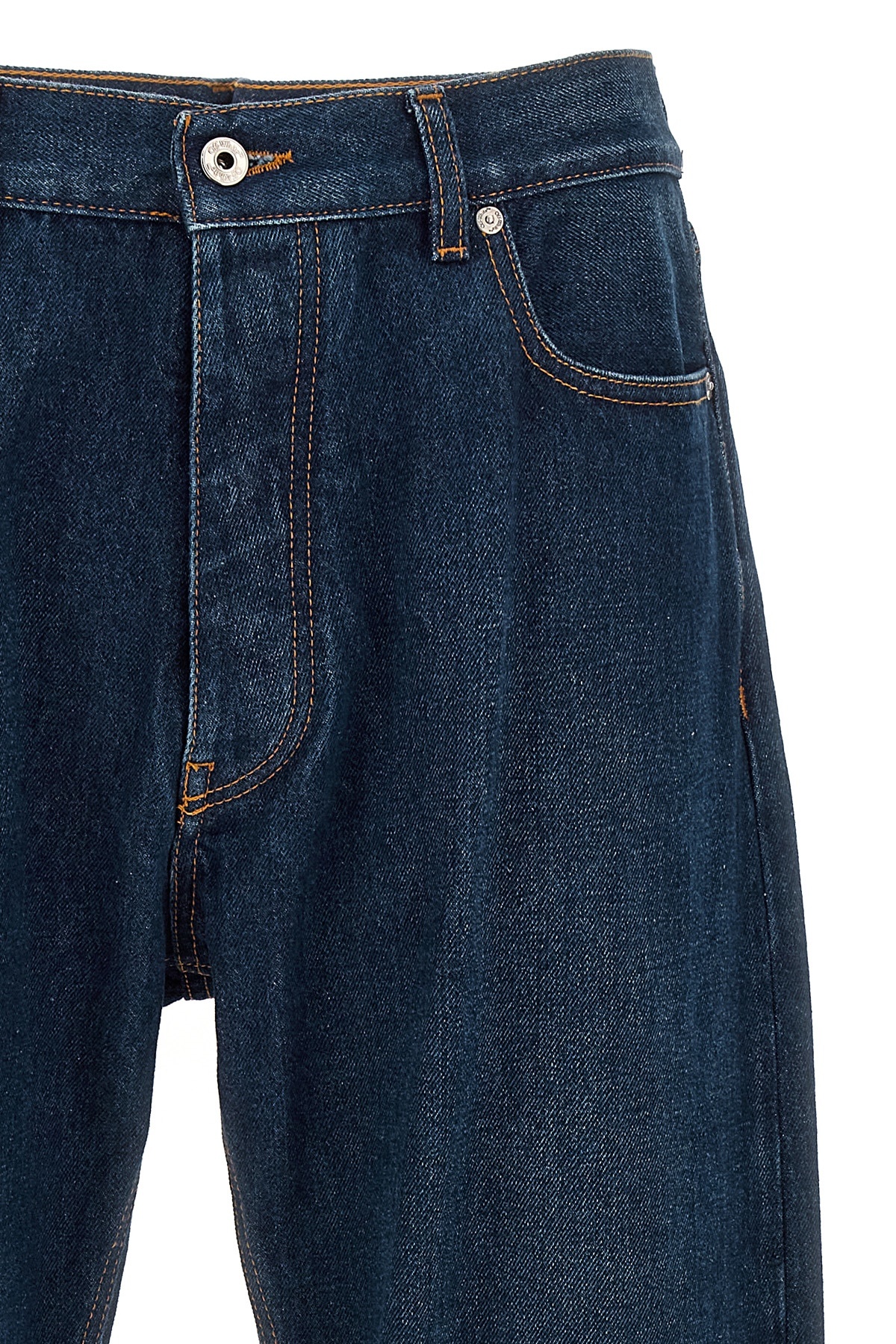 Off-white Arr Tab Zip Det Skate Wide-leg Jeans In Black