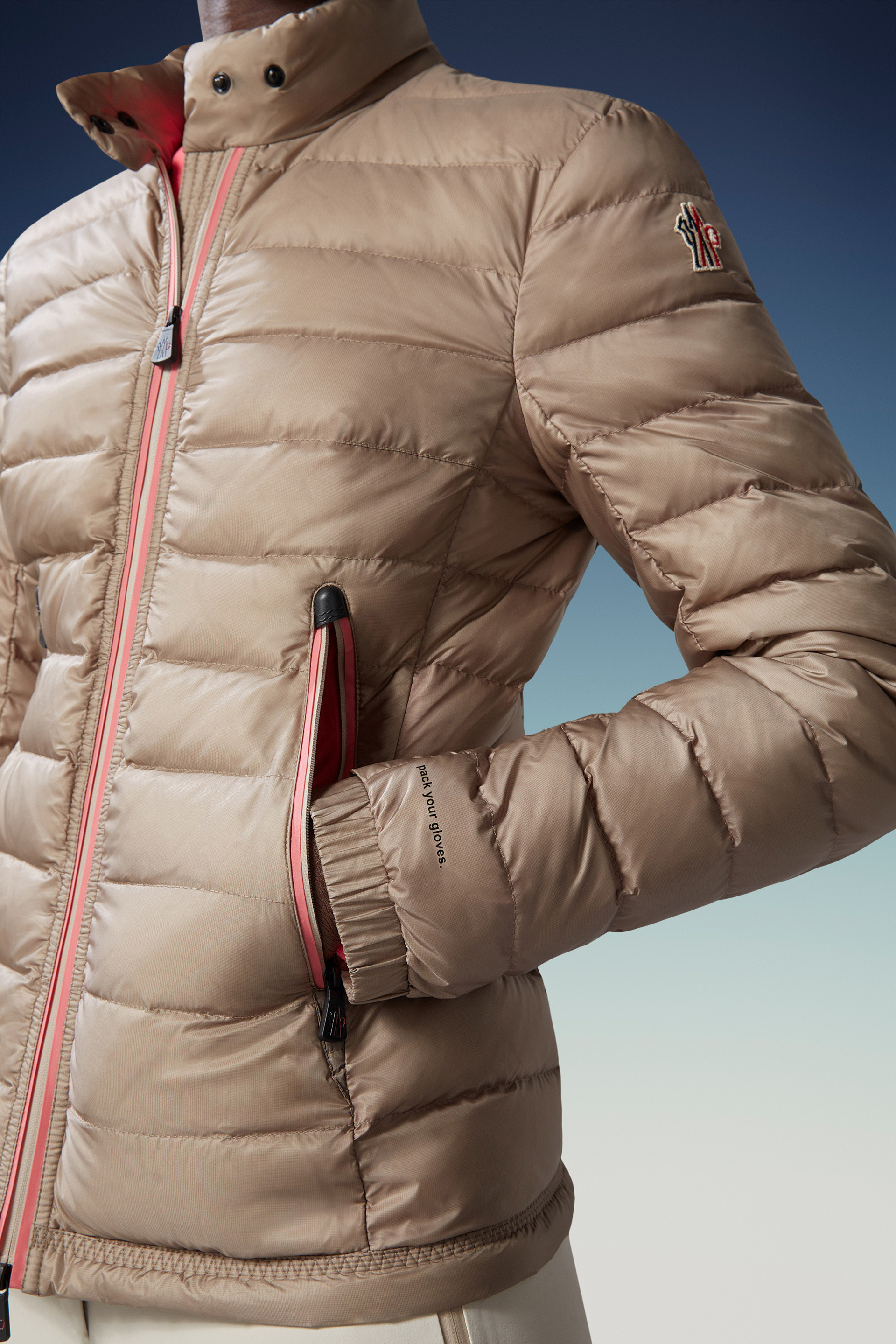 Moncler Walibi Quilted Puffer Jacket In Multicolor