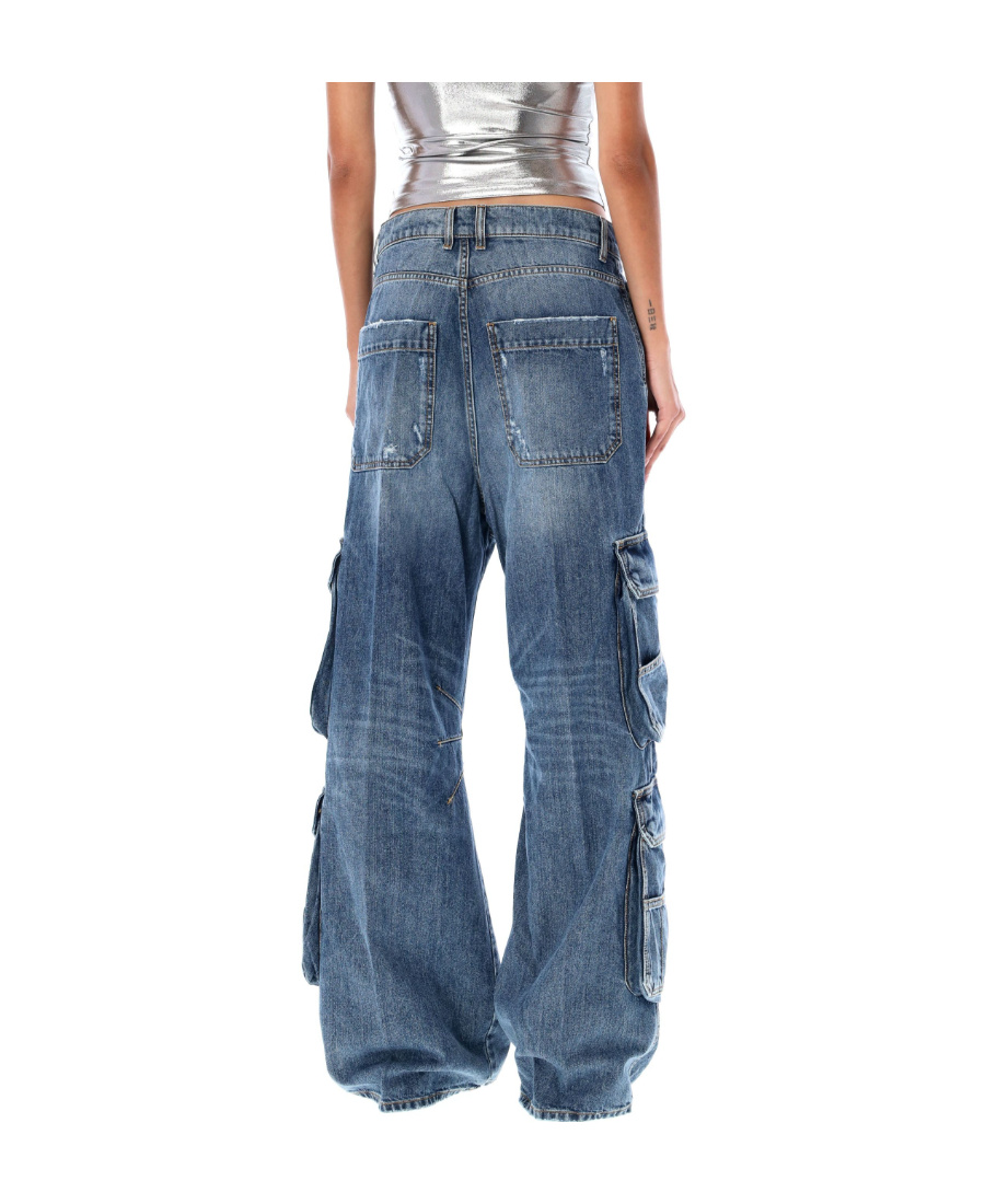 Diesel 'd-sire' Cargo Jeans In Blue