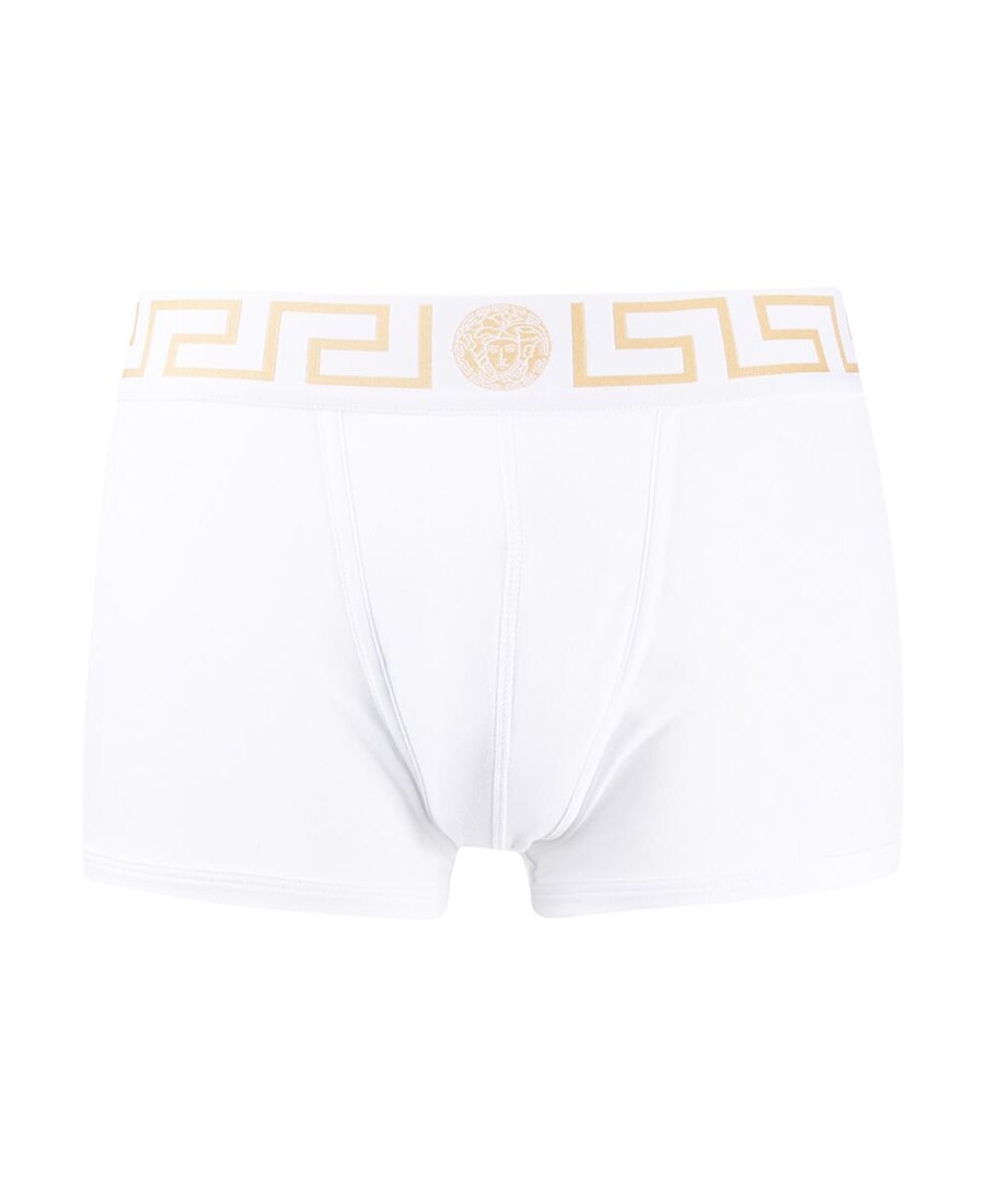 Versace Two-pack White Greca Border Boxer Briefs In White