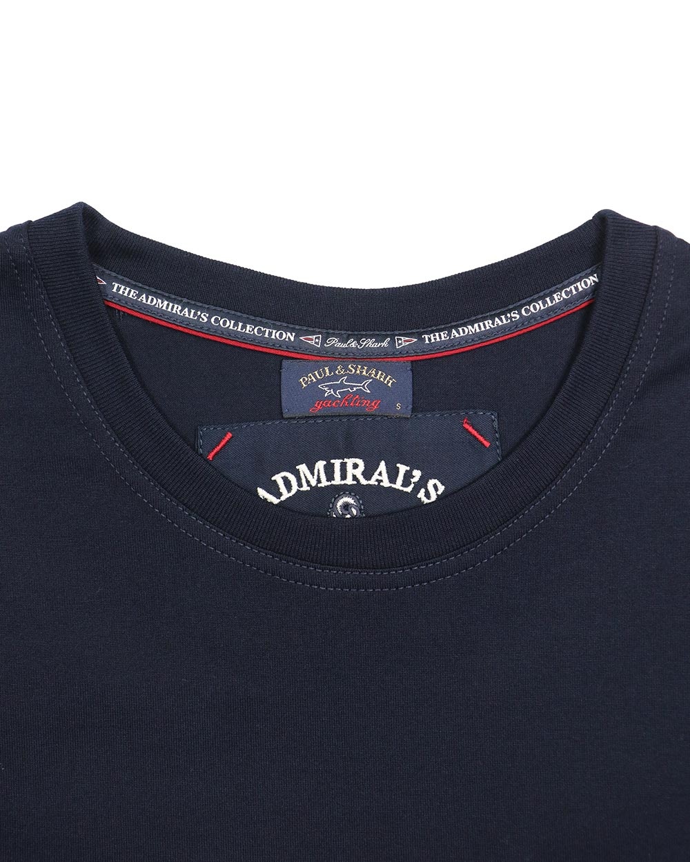 Paul & Shark Logo Printed T-shirt In Black