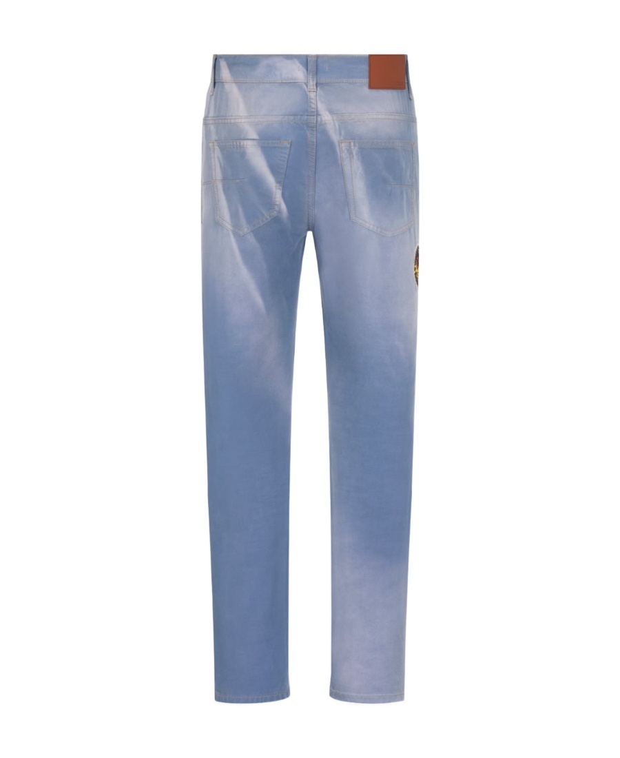 Dior Logo Jeans In Blue