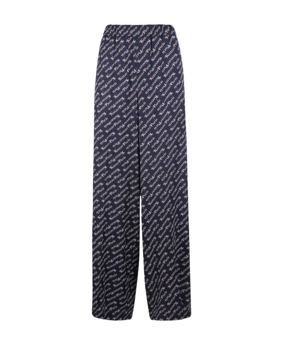 Kenzo X Verdy Logo-print Pajama Pants In Black