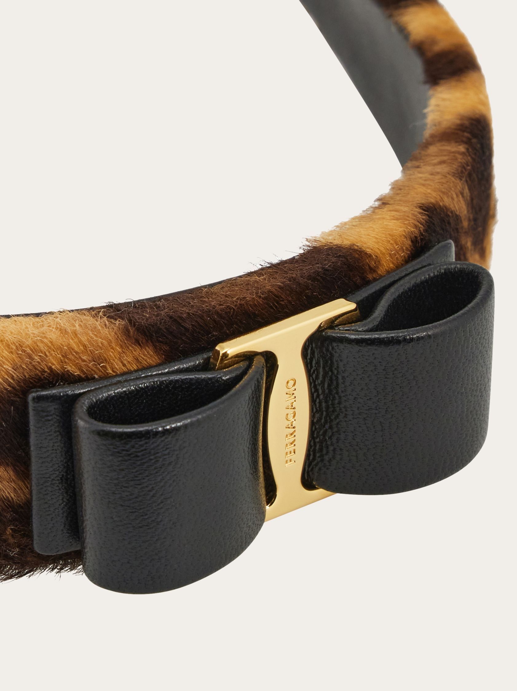 Ferragamo New Vara Nameplate Headband