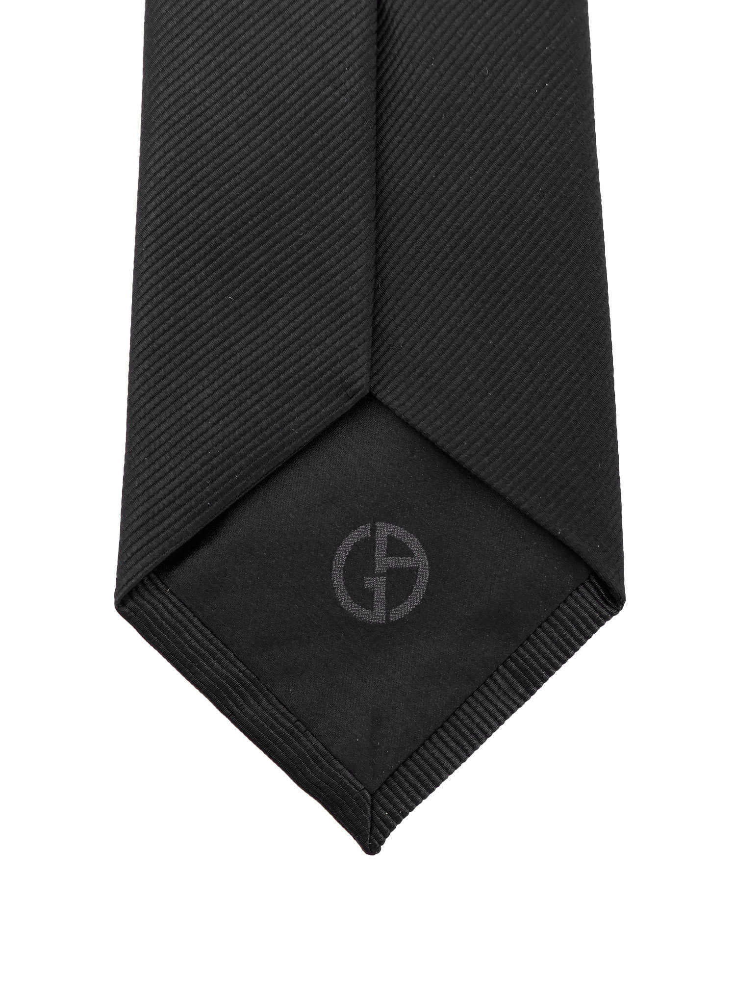 Giorgio Armani Log-patch Tie In Black
