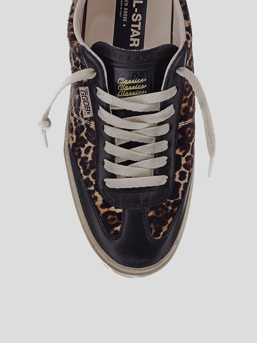 Golden Goose Soul Star Genuine Calf Hair Sneaker In Multi
