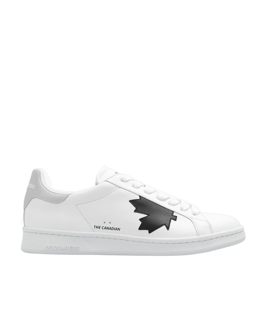 Dsquared2 Logo-patch Low-top Trainers In White
