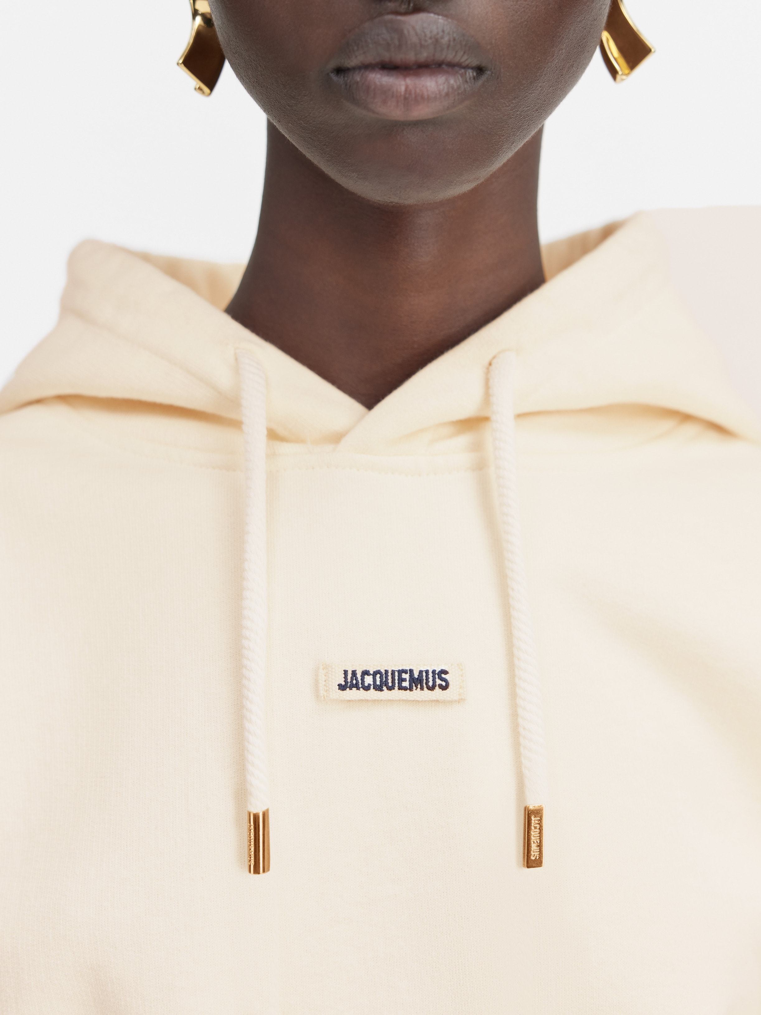 Jacquemus The Gros Grain Hoodie In Neutral