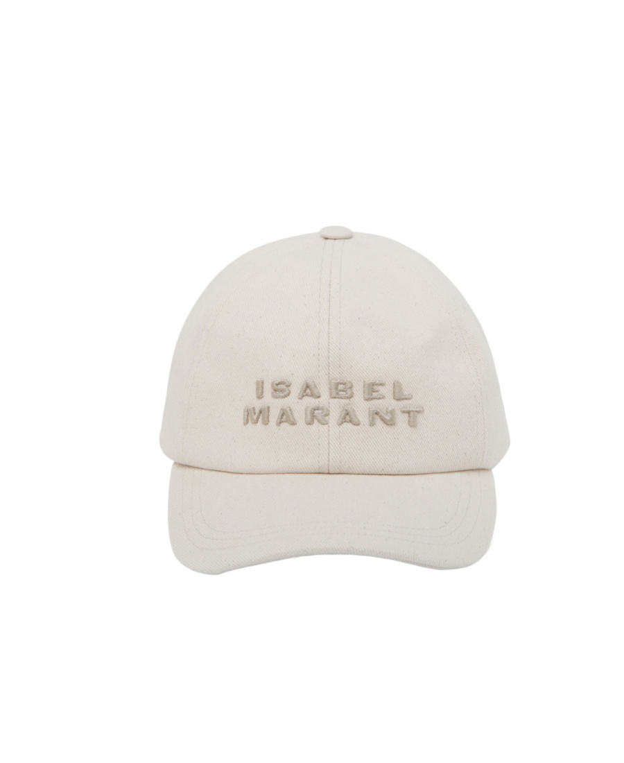 Isabel Marant Logo Baseball Cap In White