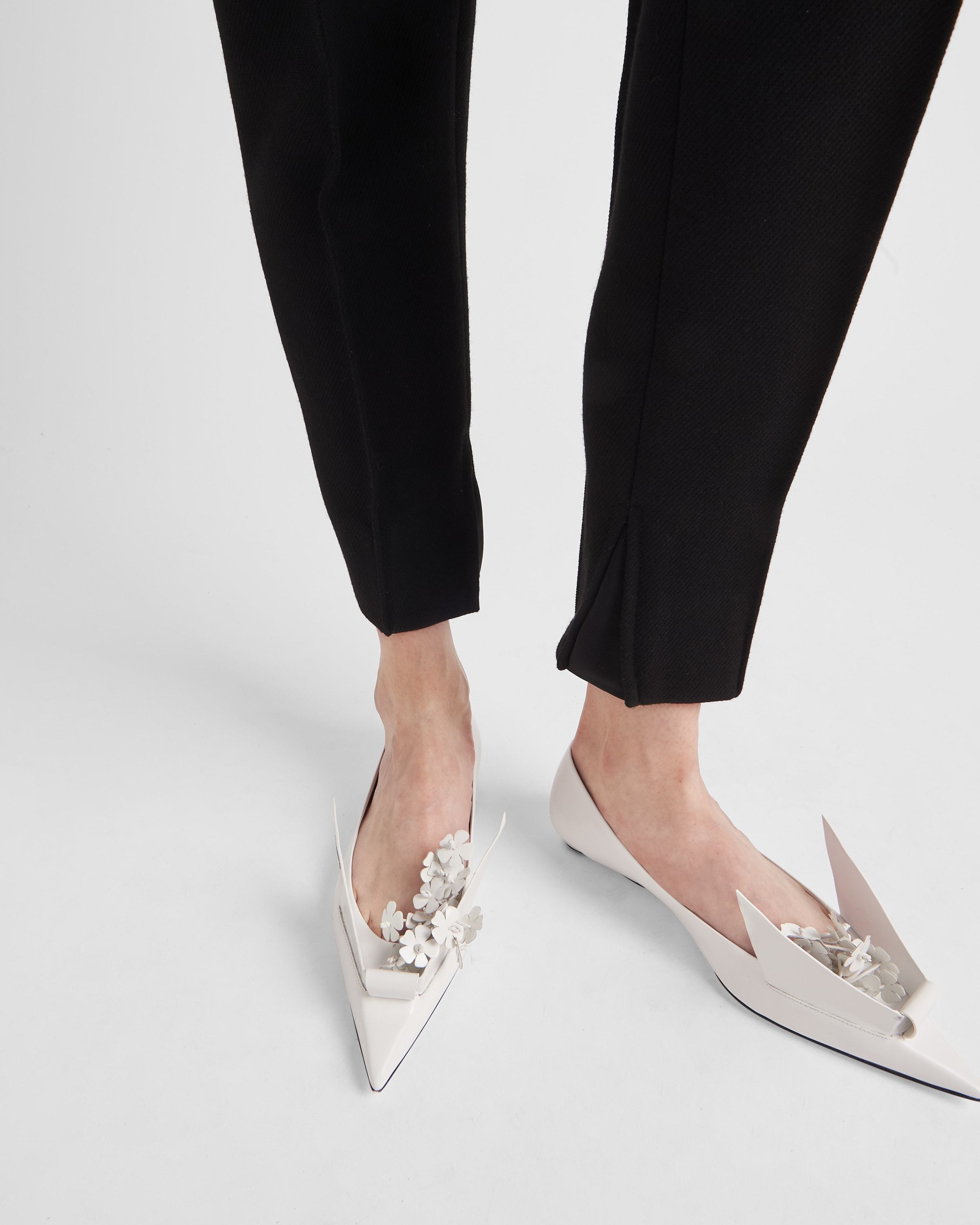 Prada High-waist Skinny Pants In Black
