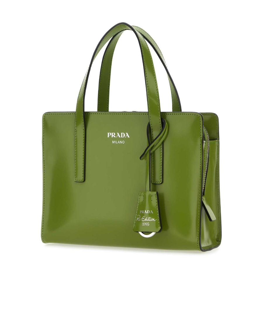 Prada Re-edition 1995 Series Leather Handbag In Green