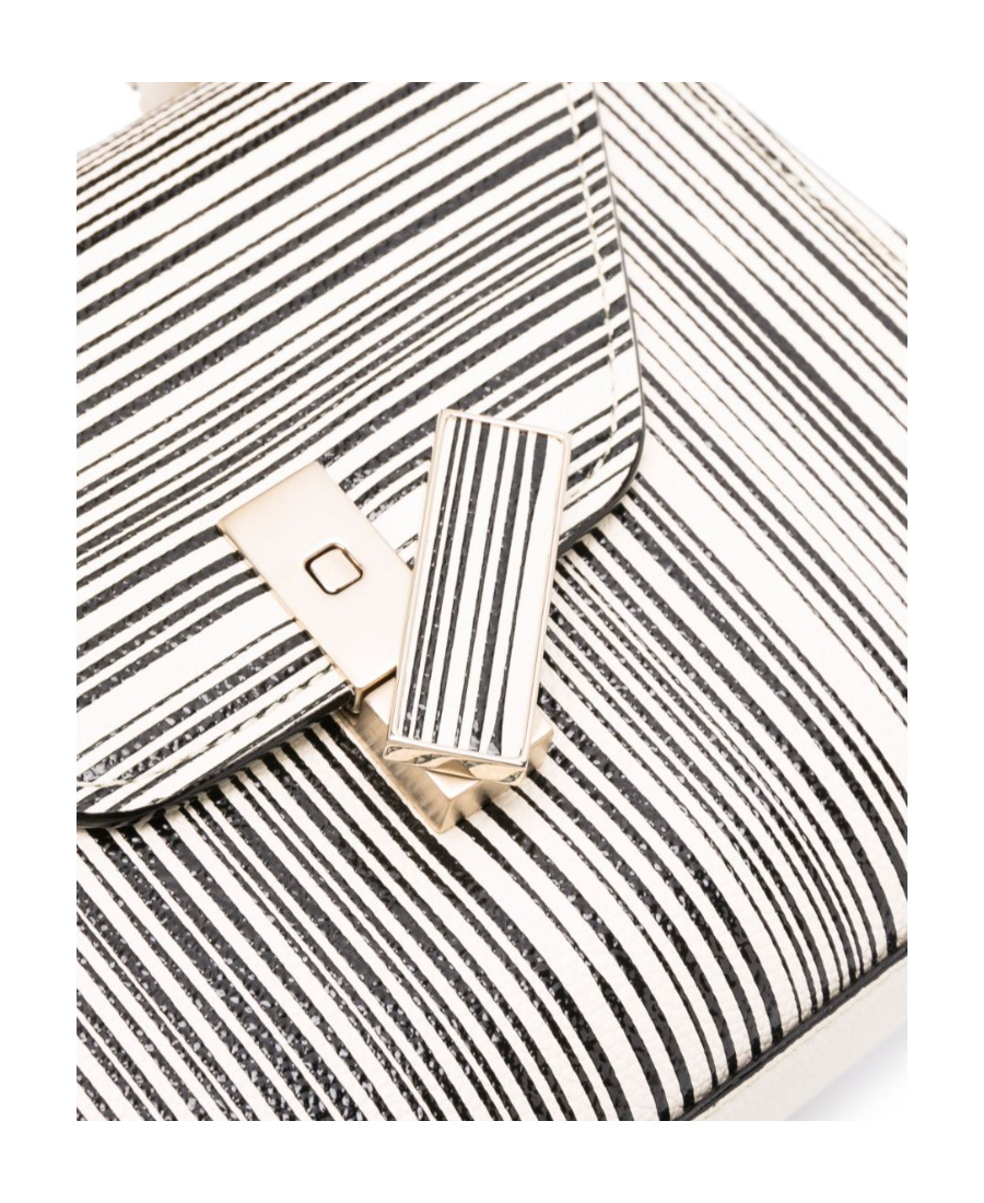 Valextra Micro Iside Sketch Cross Body Bag In White