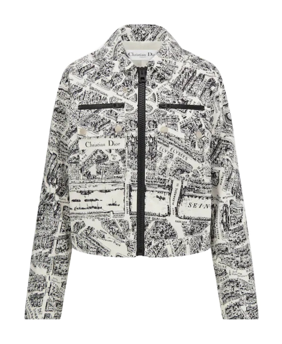 Dior Alps Short Version Waist Jacket In White