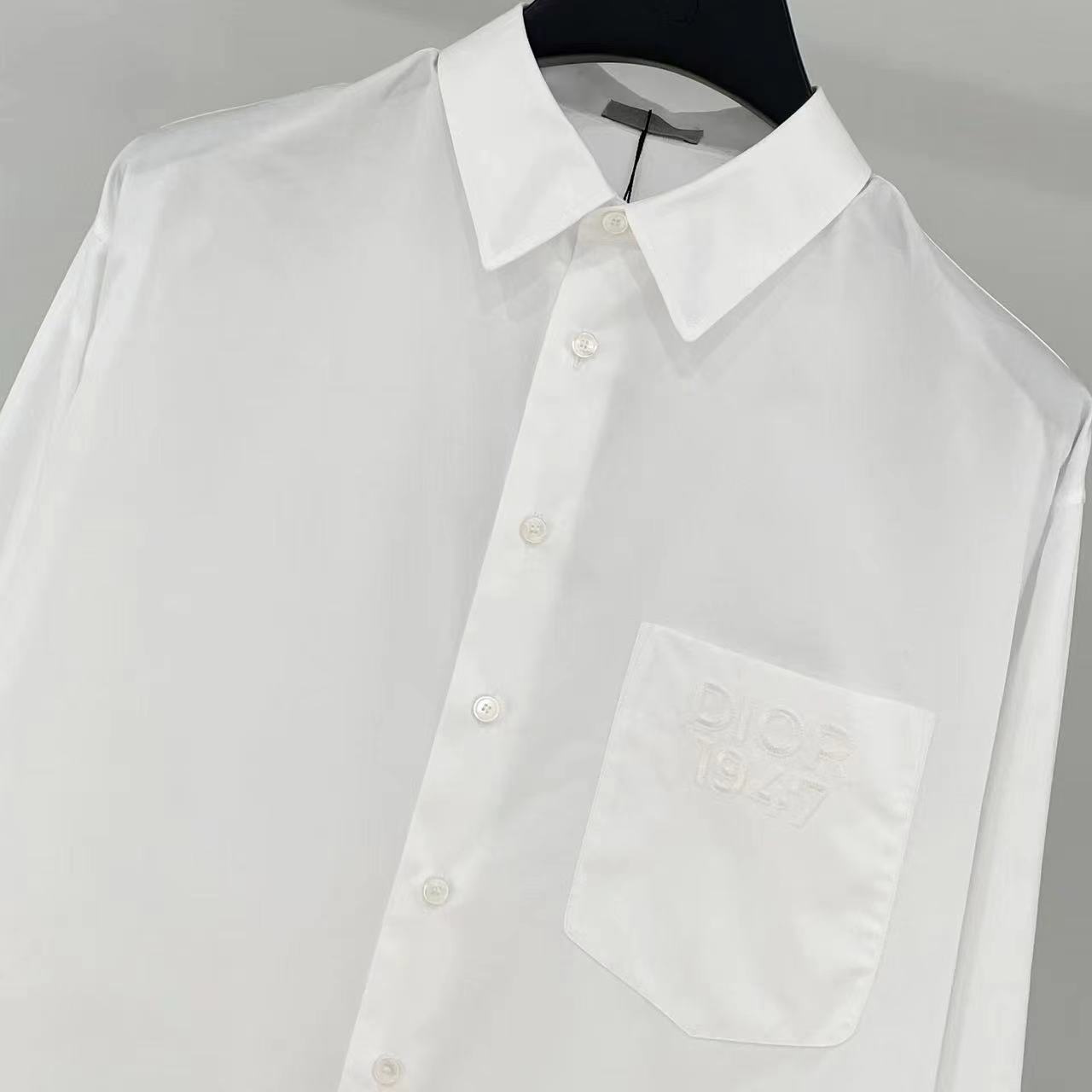 DIOR LAPEL LONG-SLEEVED SHIRT 