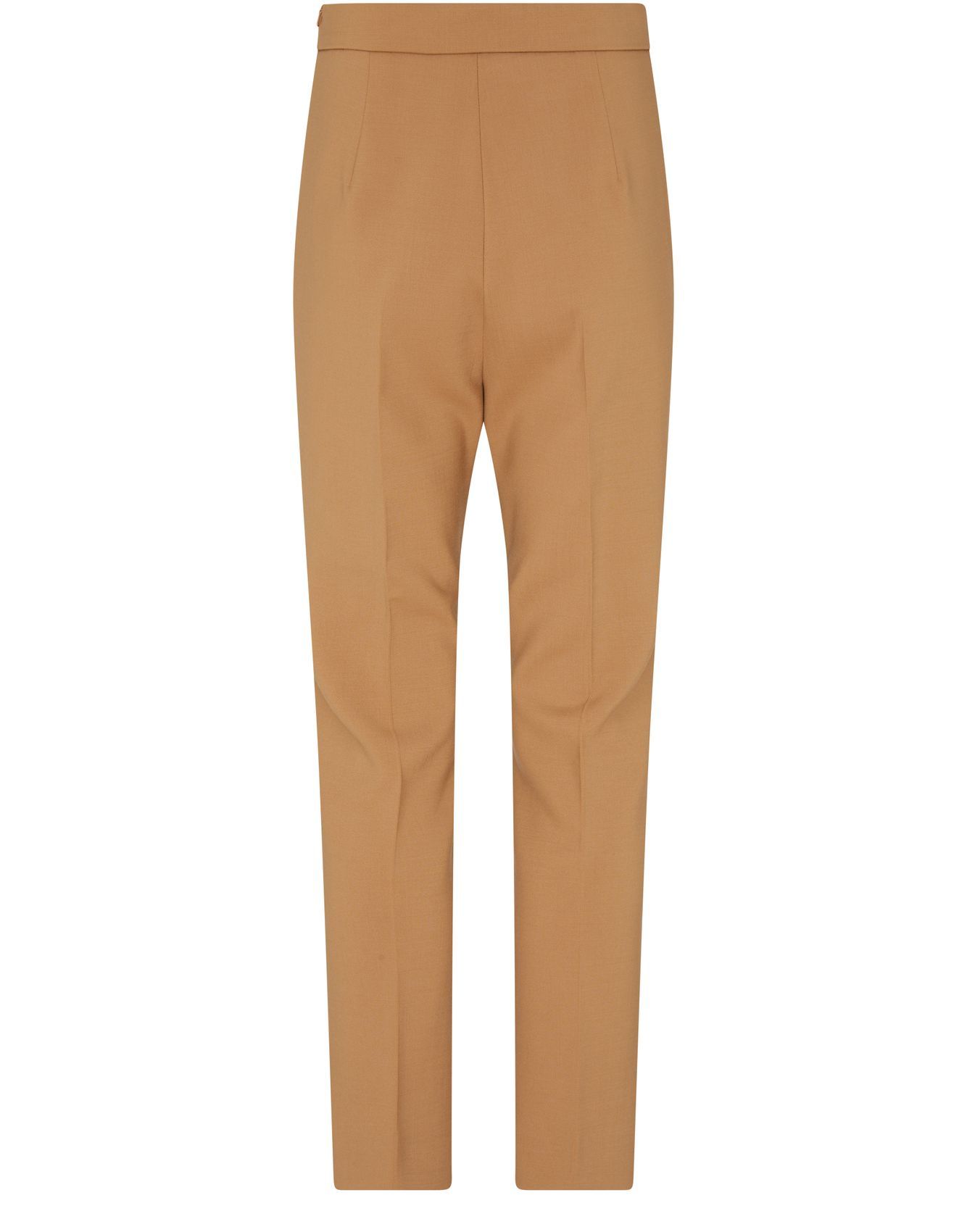 Max Mara Straight Casual Pants In Brown