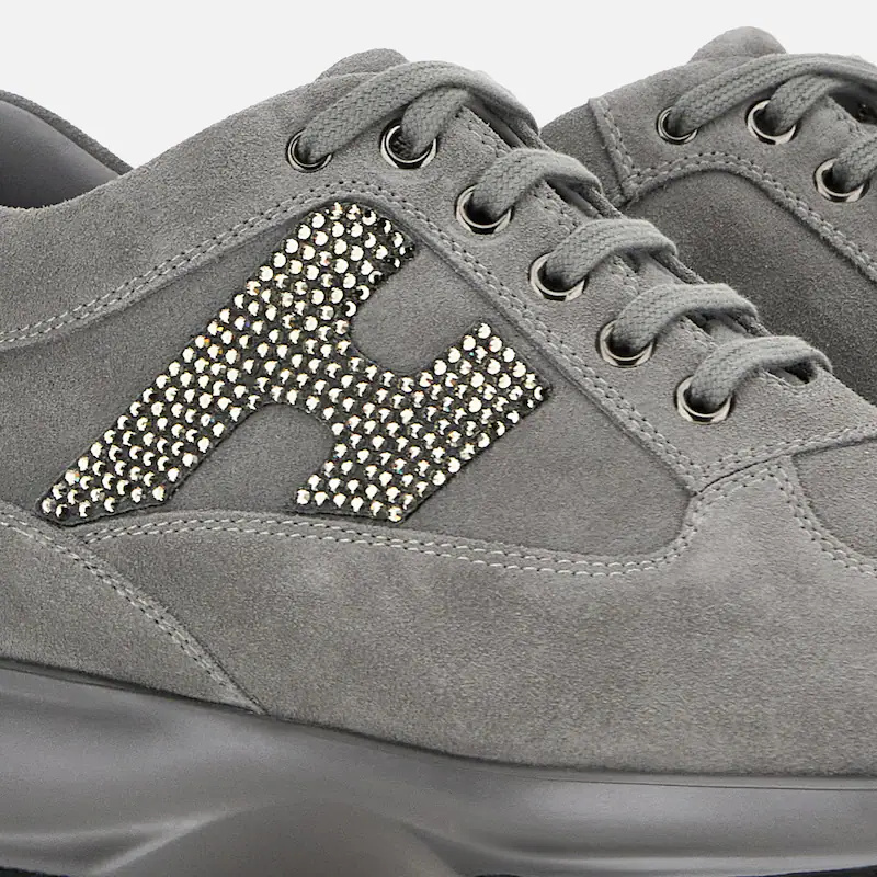 Hogan Interactive Sneakers In Gray