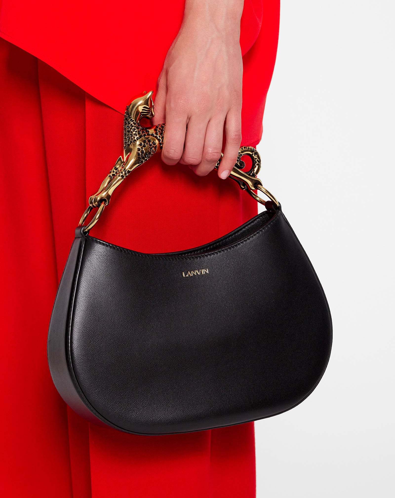 Lanvin Relaxed Fit Draped Blouse In Red