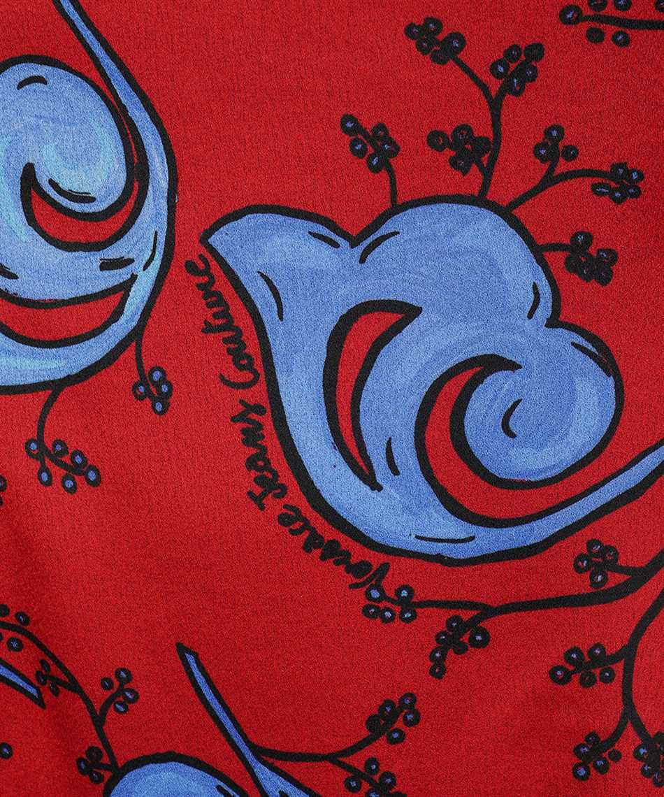 VERSACE JEANS VERSACE JEANS COUTURE FLORAL-PRINTED ASYMMETRICAL MINI DRESS