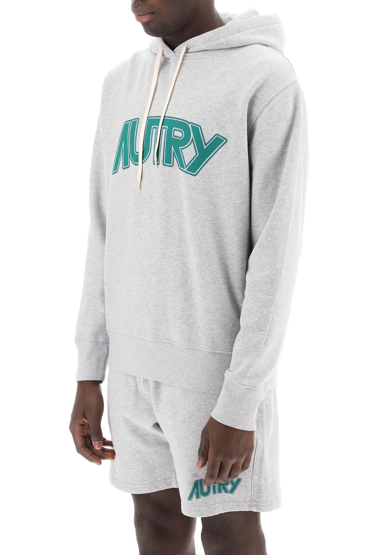 AUTRY LOGO-PRINT COTTON HOODIE