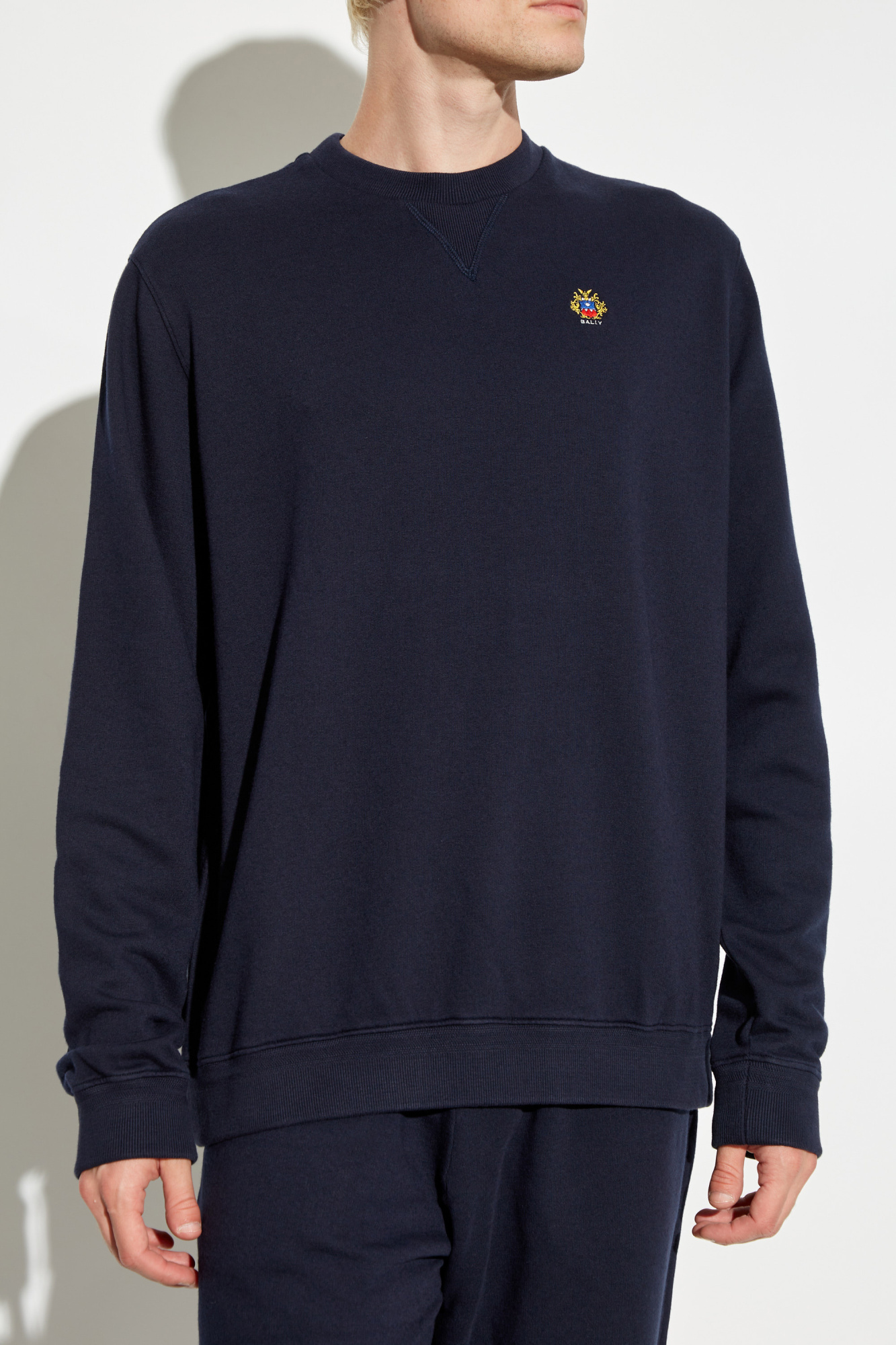 Bally Logo-embroidered Sweatshirt In Black