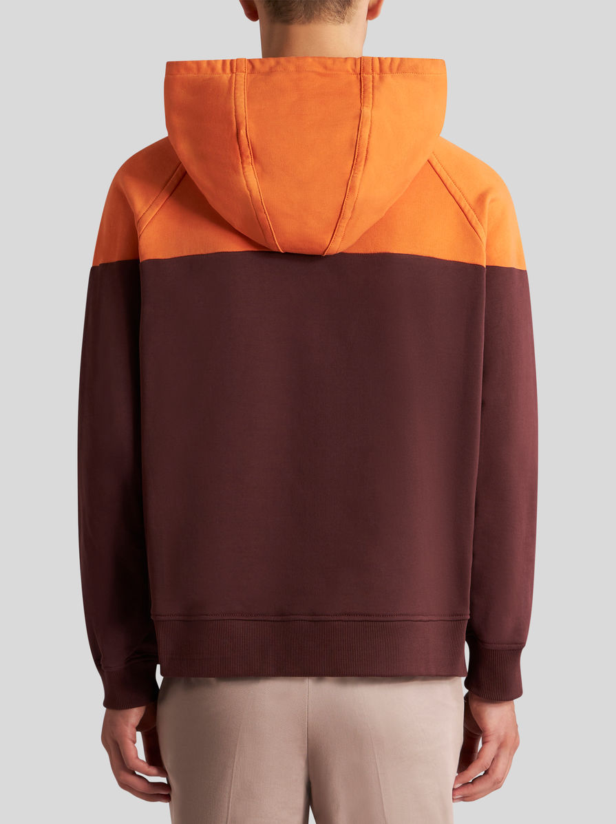 Etro Hooded Sweatshirt With Logo In Red