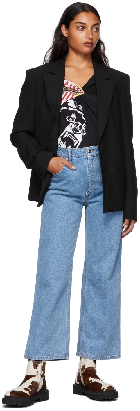 ECKHAUS LATTA WIDE LEG JEANS