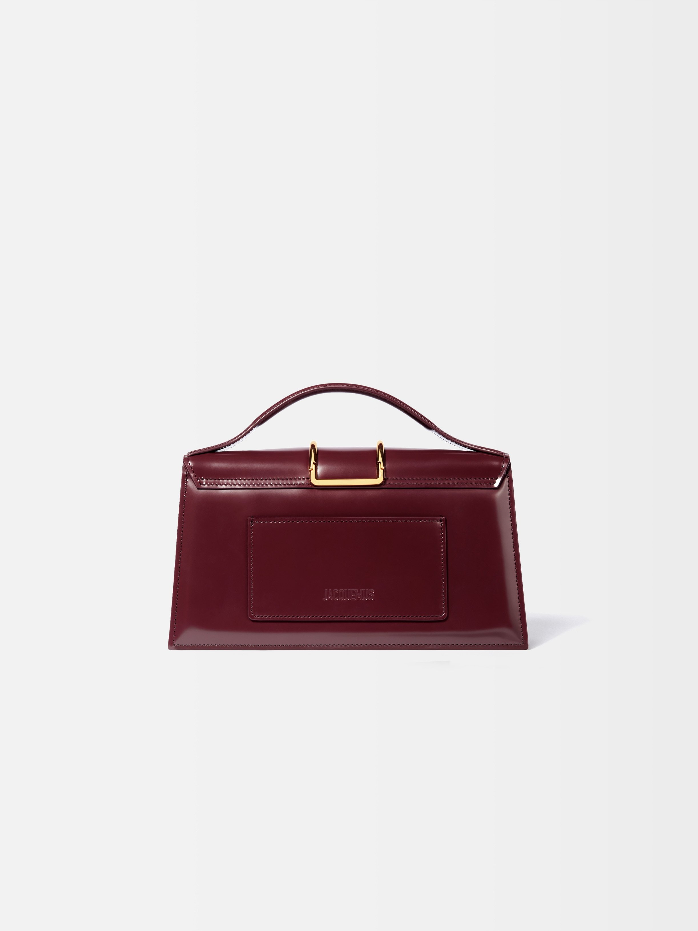 Jacquemus The Large Bambino In Burgundy
