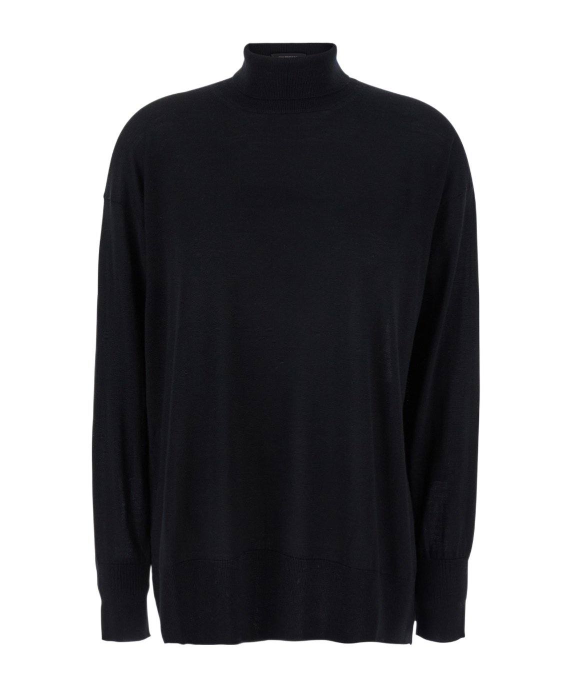 Max Mara Long-sleeved Sweater In Black