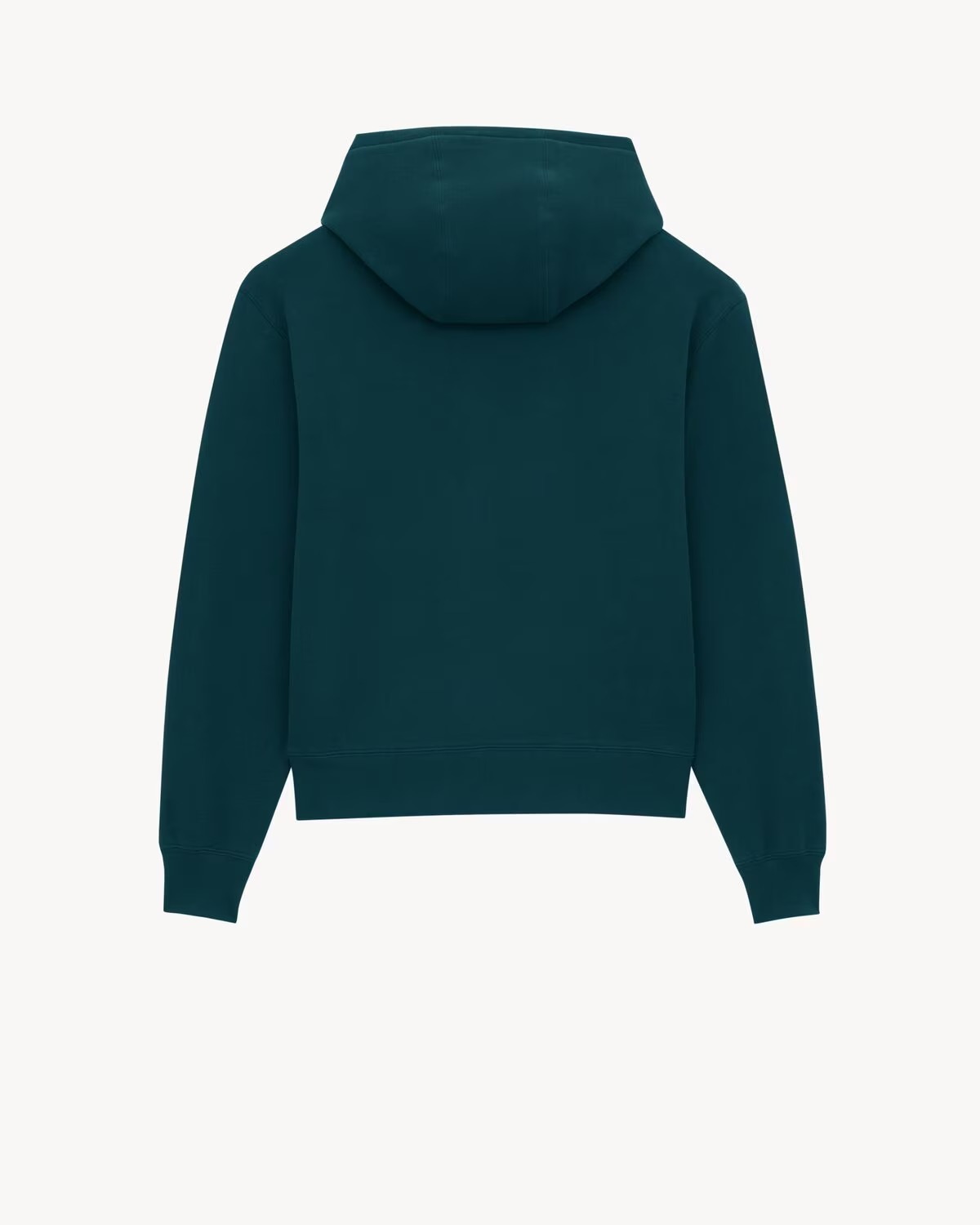 Saint Laurent Hoodie With Drawstring And Kangaroo Pocket In Blue