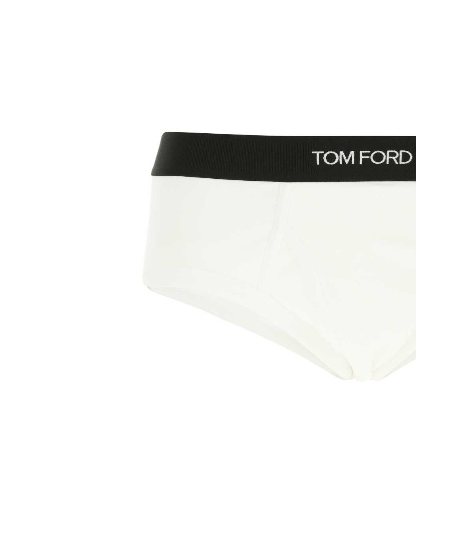 Tom Ford Two-pack Stretch Cotton And Modal-blend Briefs In White