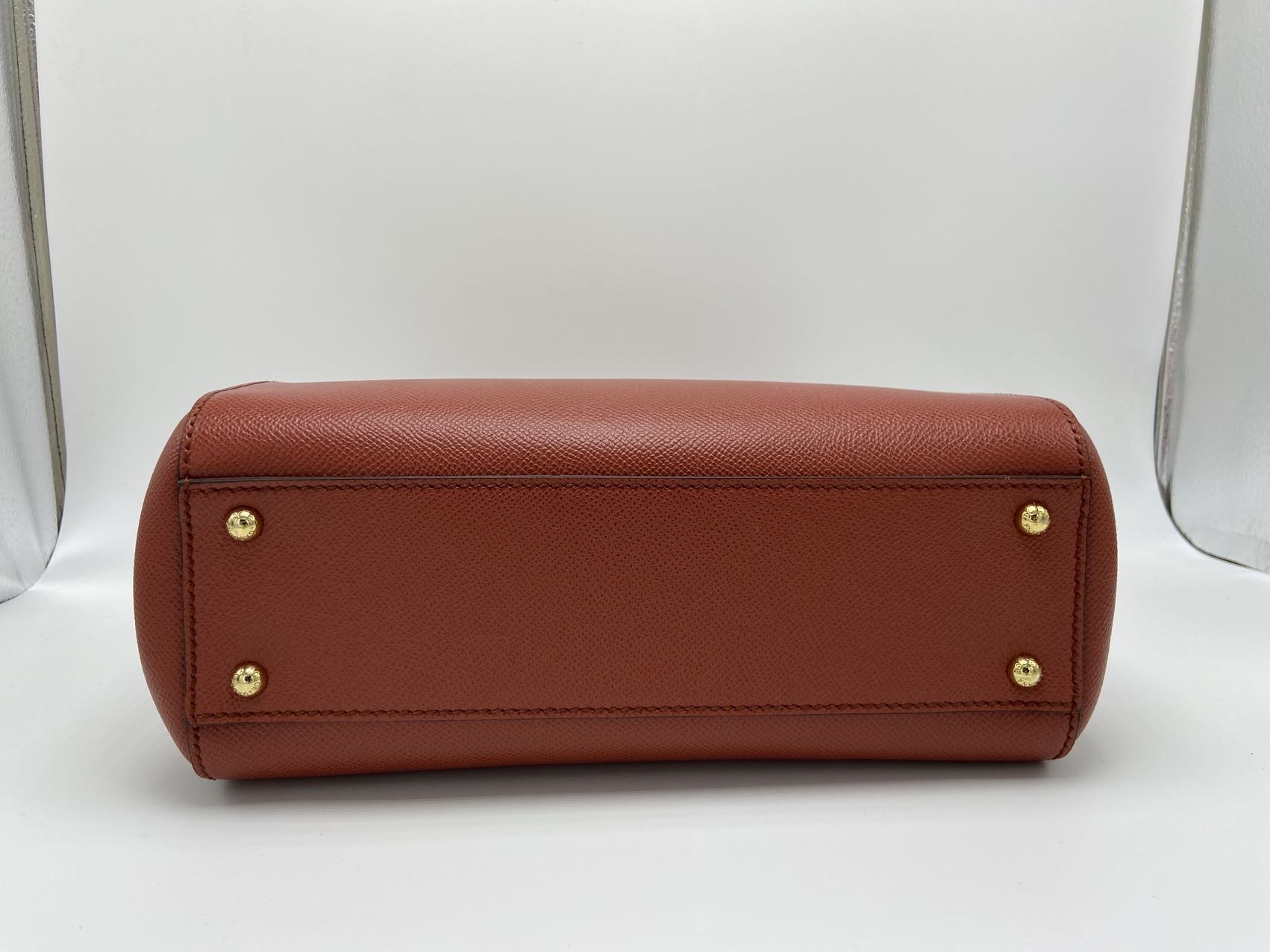 Dolce & Gabbana Single Handle Shoulder Bag In Brown