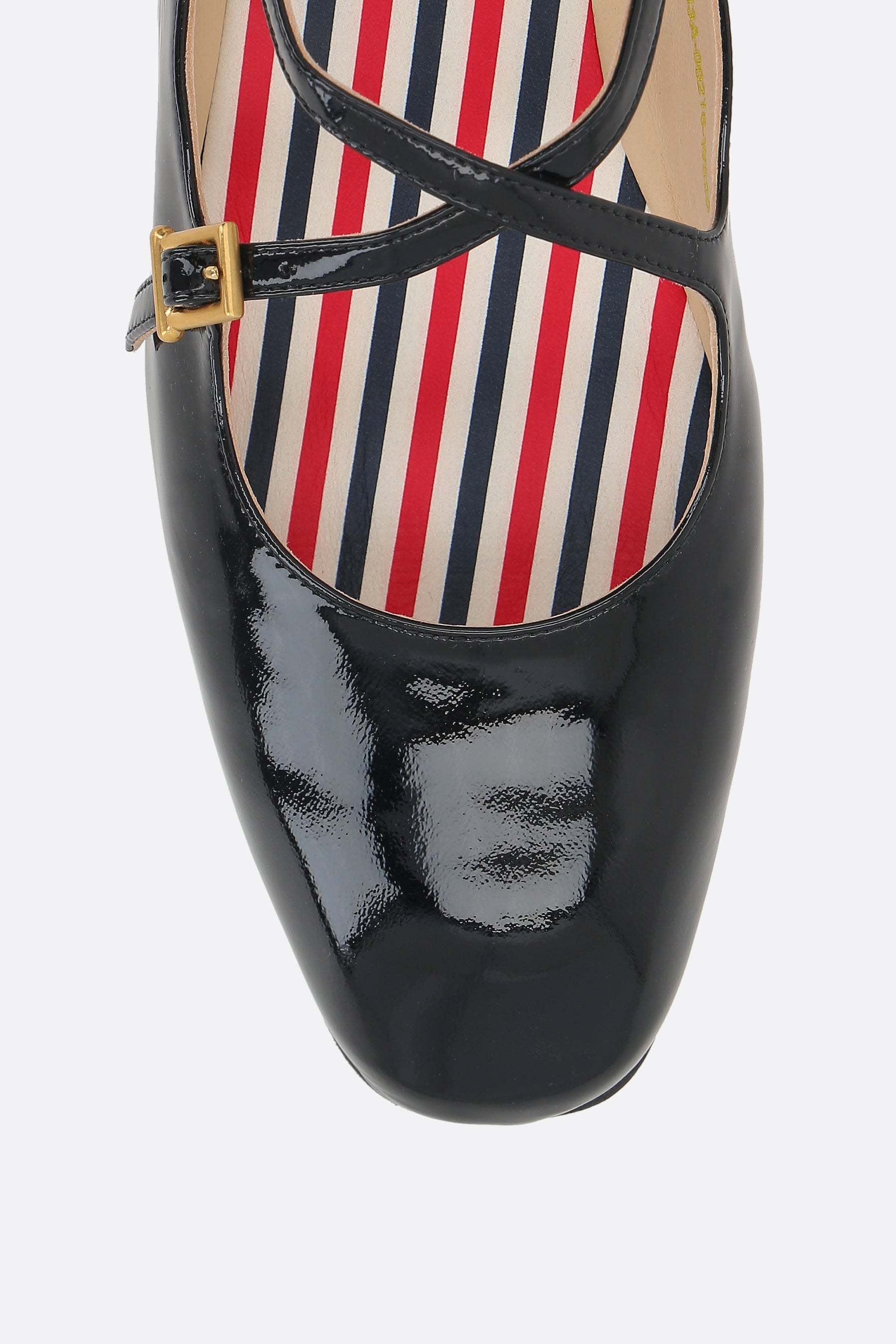 Thom Browne Criss Ballerina Shoes In Black