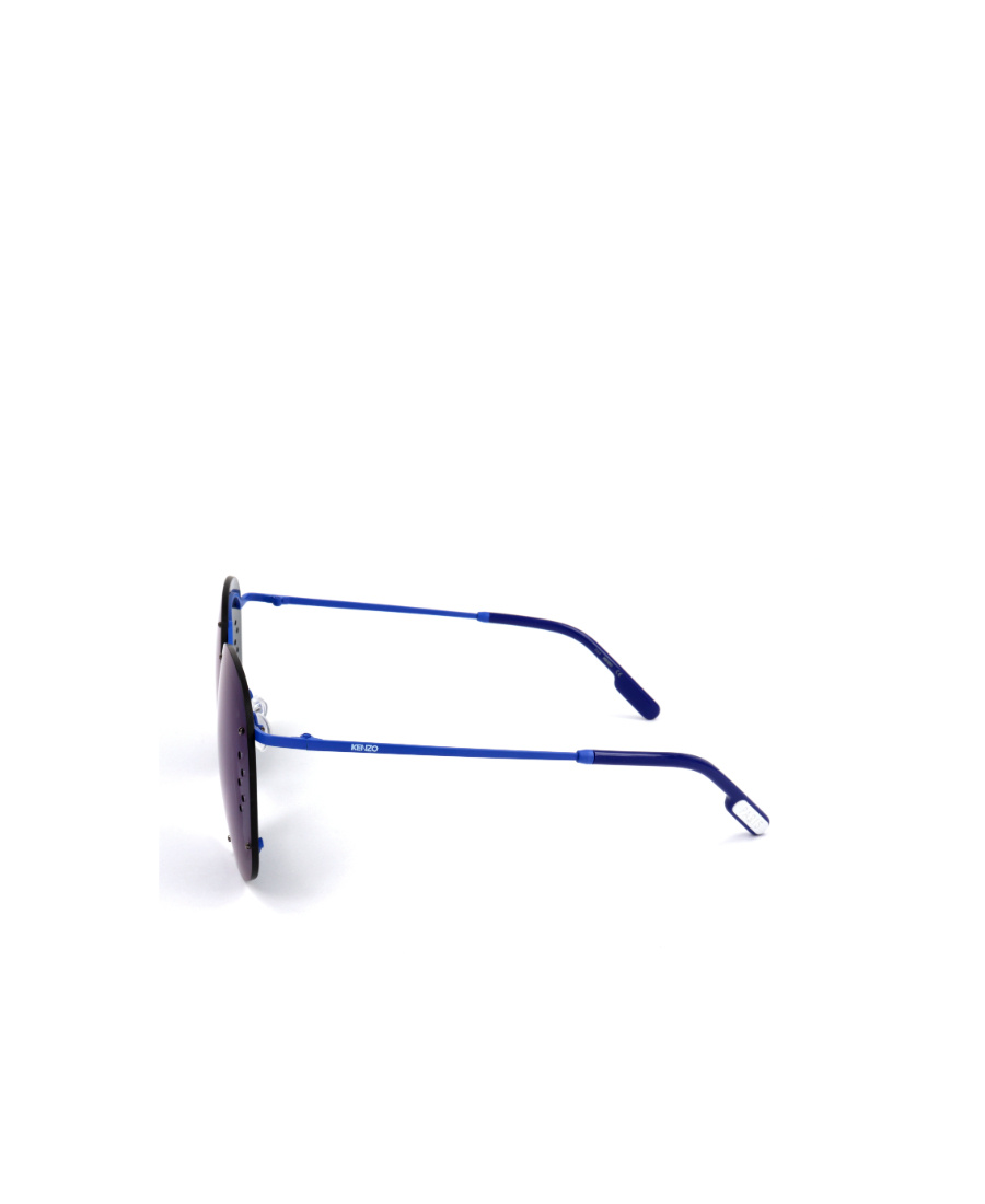 Kenzo Rimless Logo Sunglasses In Blue
