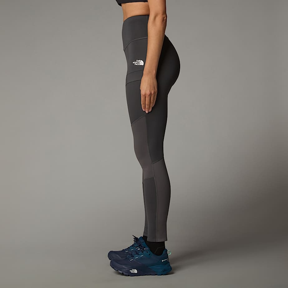 The North Face Womens Felik Alpine Leggings In Coal Gray-asphalt Gray