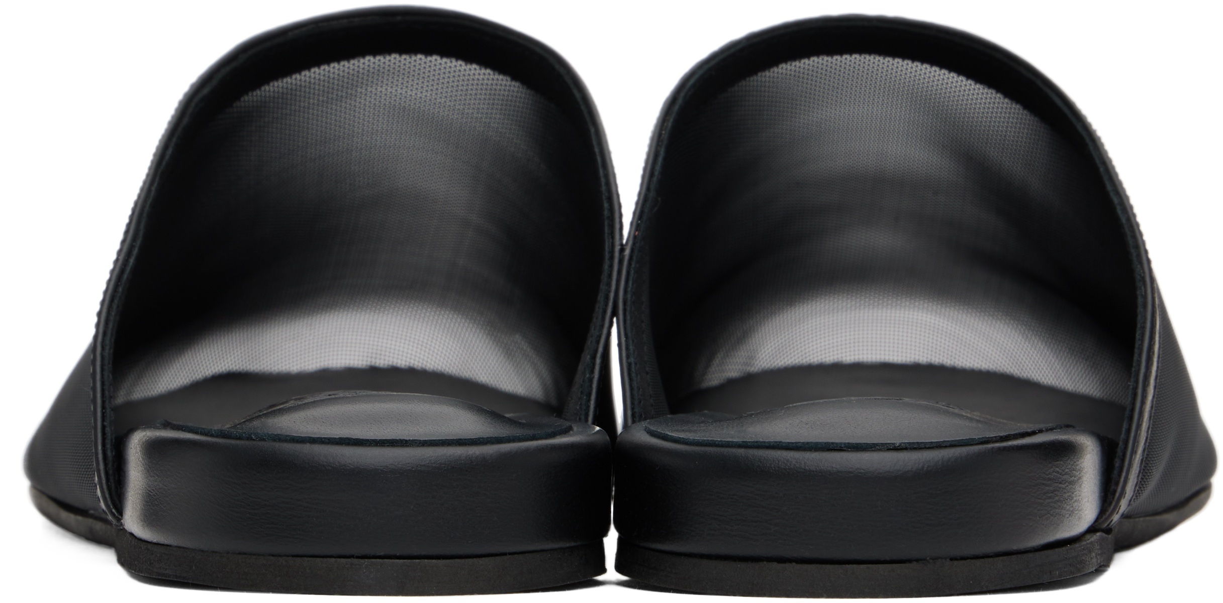 Shop Ancient Greek Sandals Round Toe Mules In Black