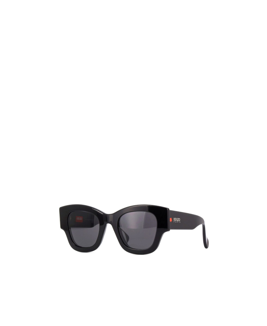 Kenzo Logo Logo Sunglasses In Black