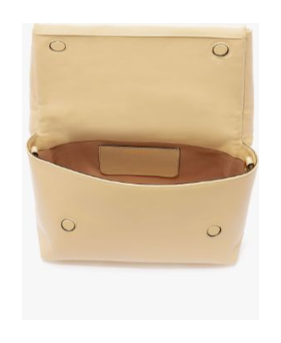 Jw Anderson Large Twister - Leather Top Handle Bag In Nude