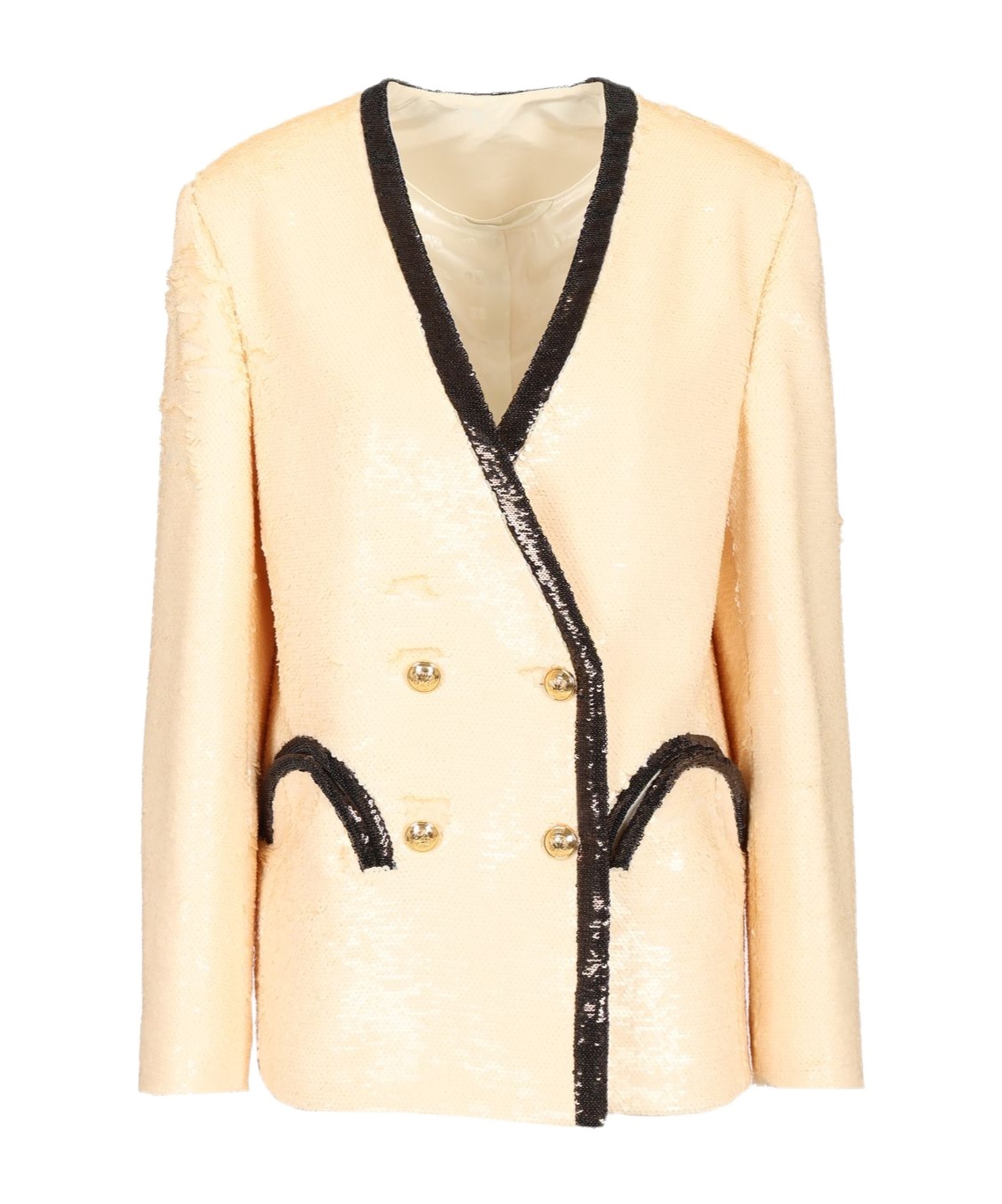 Blazé Milano Cheers Anytime Blazer Jackets Beige In Nude