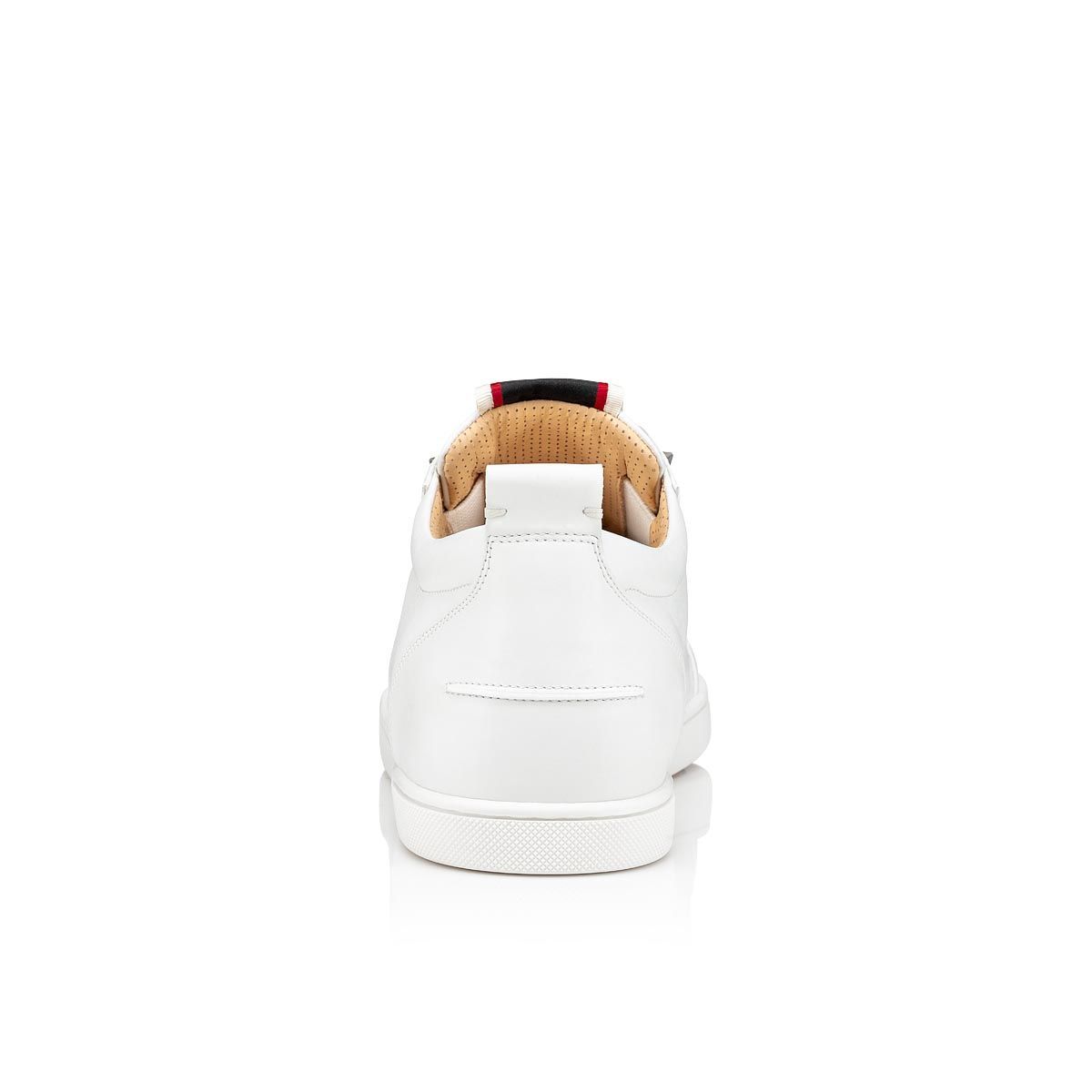 Christian Louboutin F.a.v Stud Embellished Sneakers In White