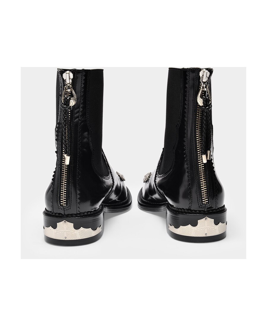 Toga Chelsea Boots In Black