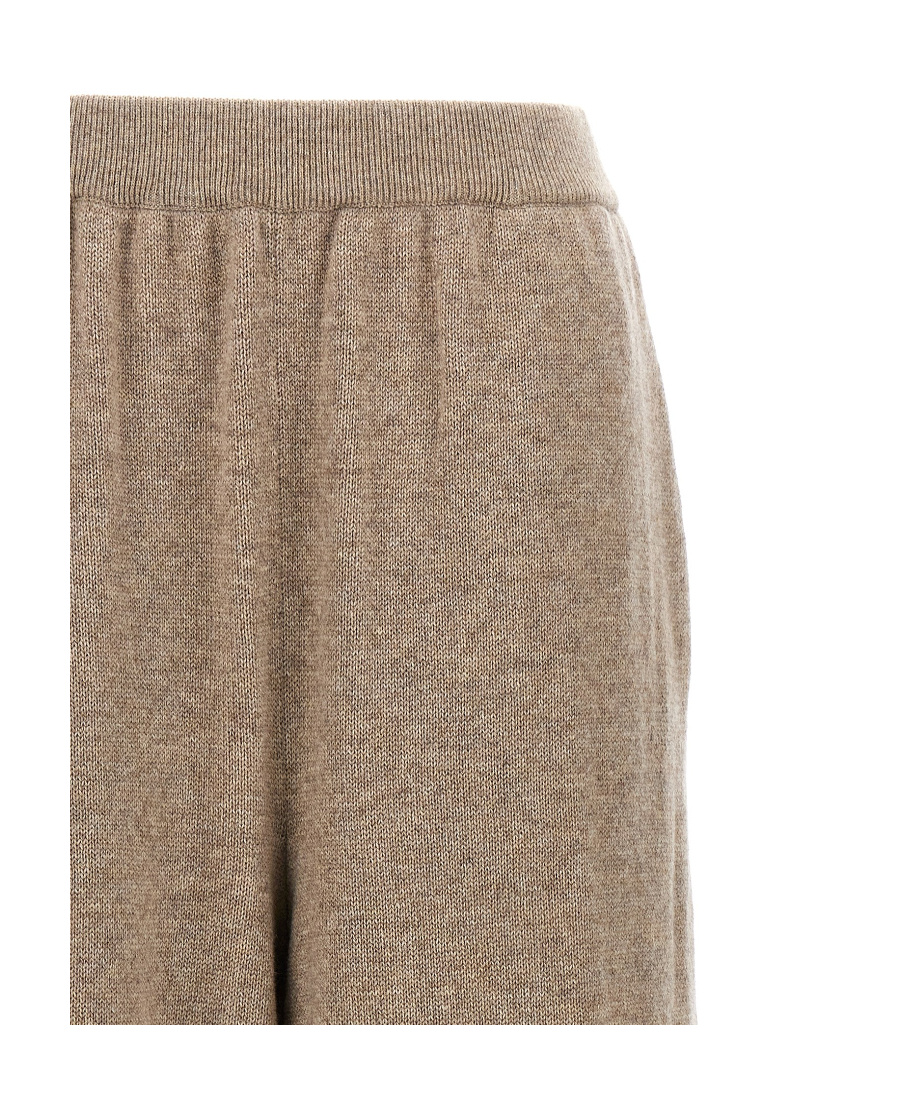 The Row Elastic Casual Trousers In Nude