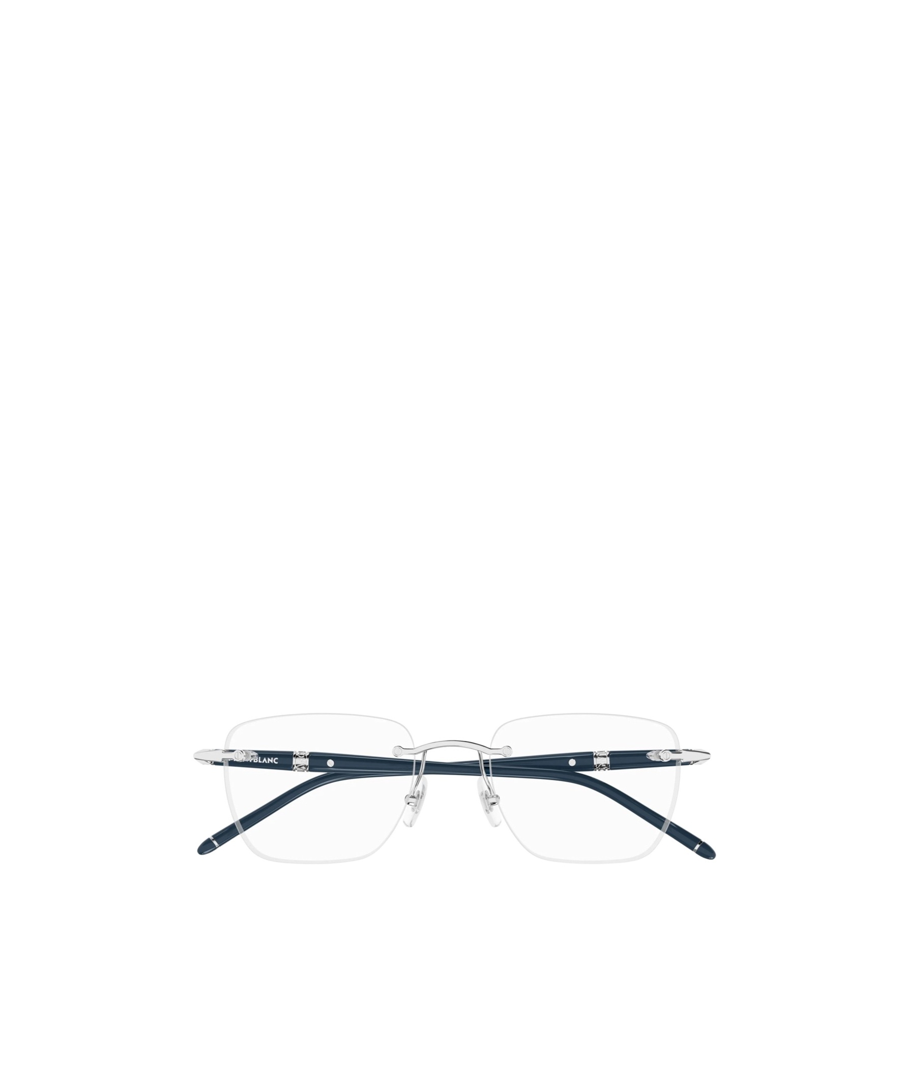Montblanc Eyewear Square Frame Glasses In Blue