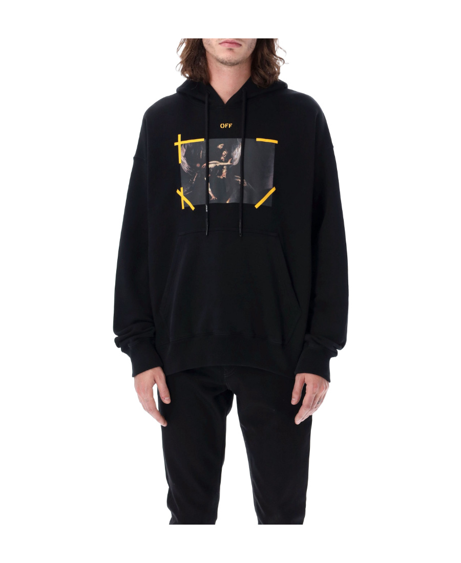 OFF-WHITE ARROWS CARAVAGGIO PRINT HOODIE