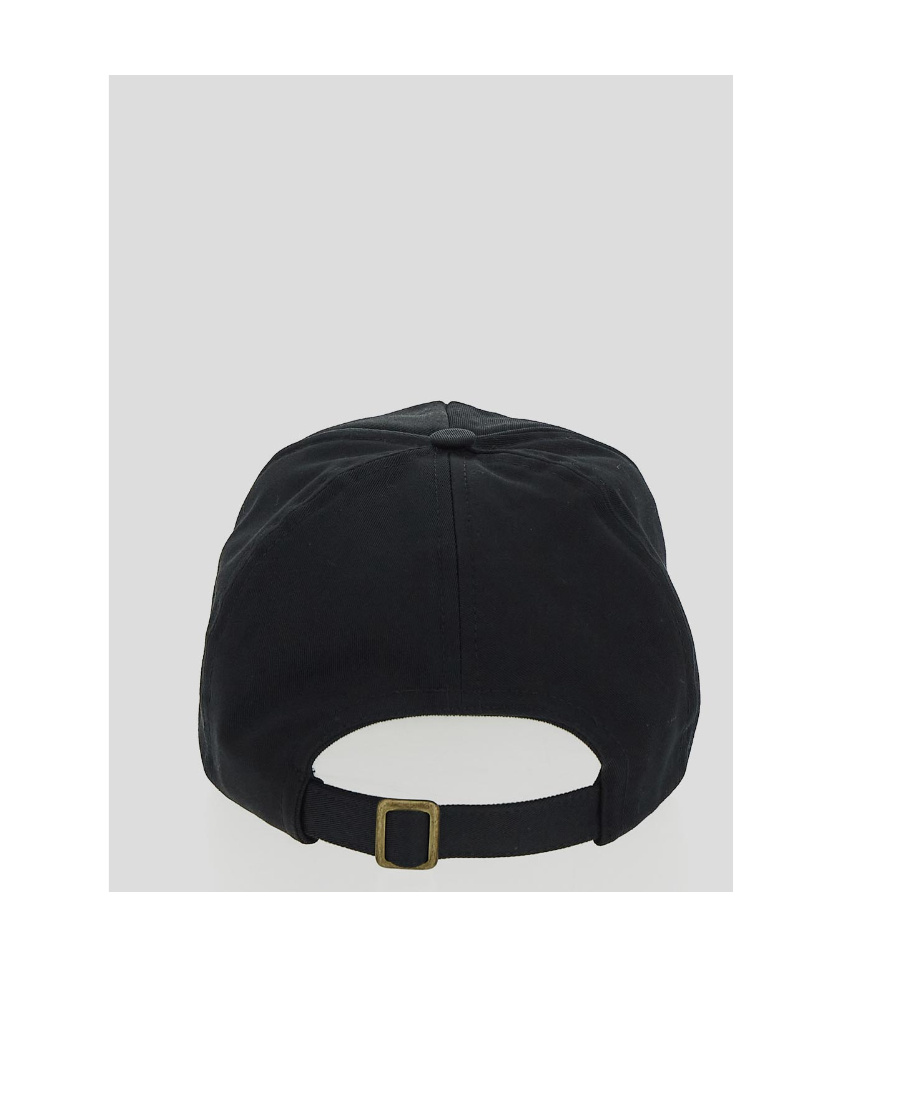 Vivienne Westwood Logo-embroidered Cotton Cap In Black