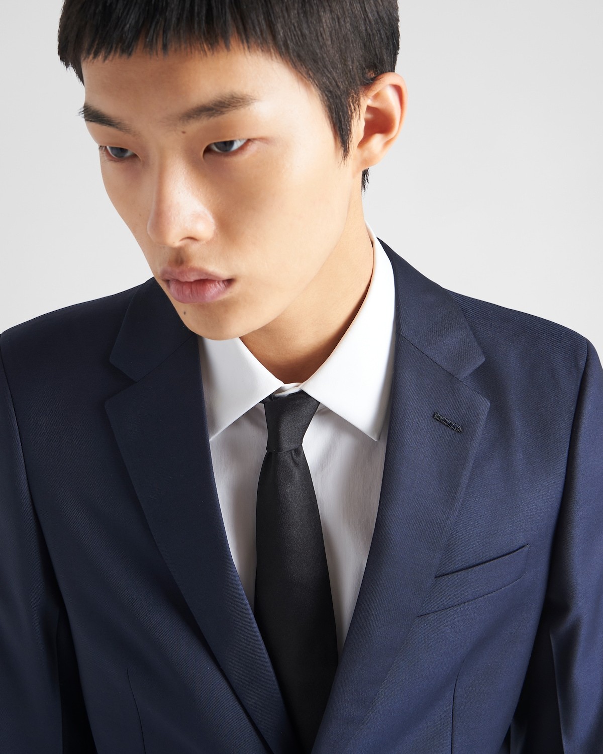 Prada Tailored Two-piece Button-front Suit In Blue