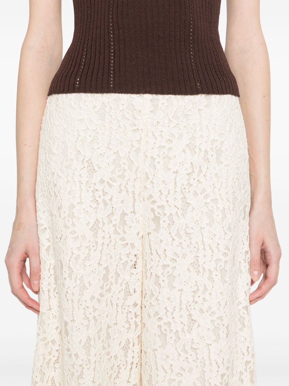 Shop Twinset Lace Trousers