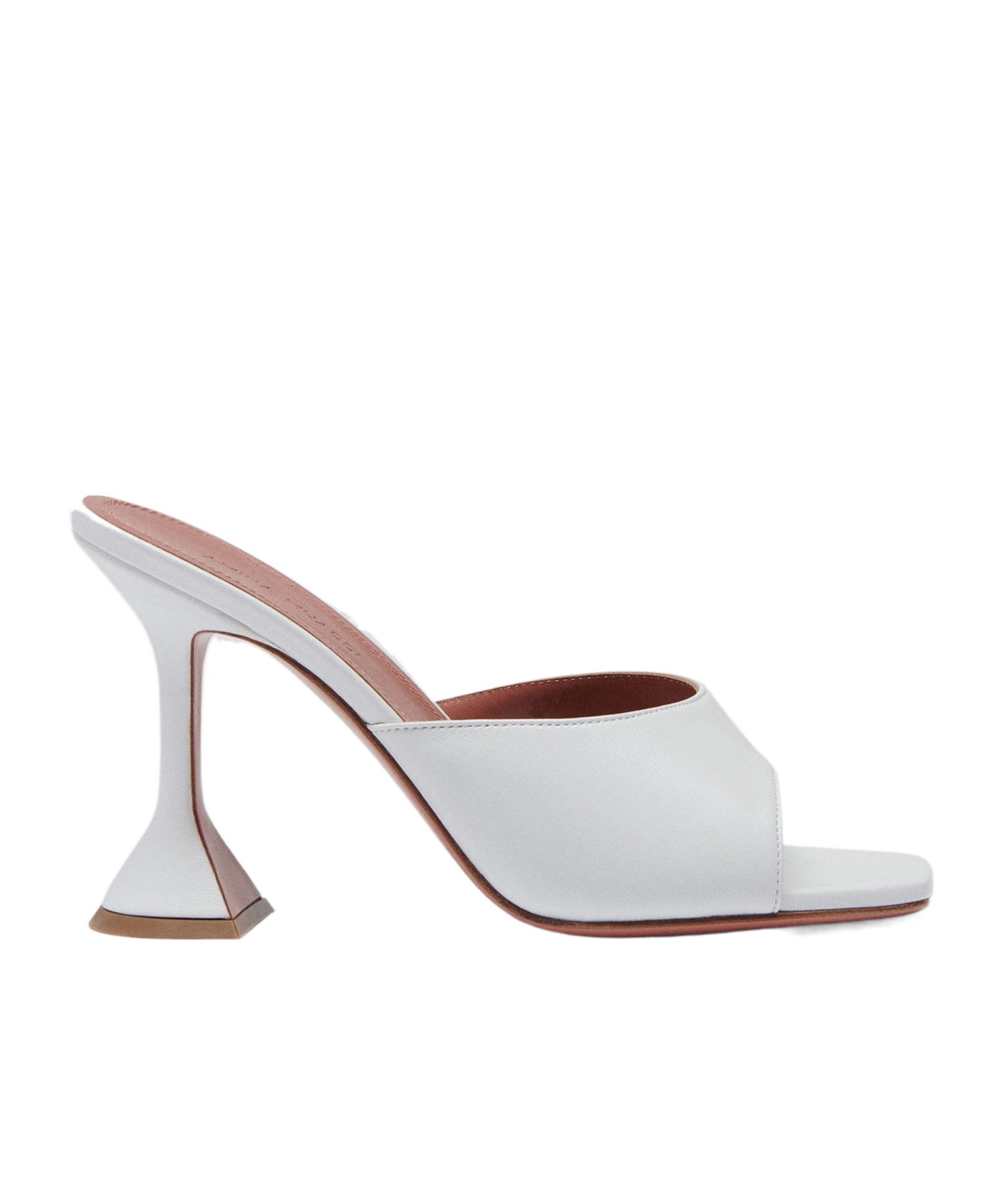 AMINA MUADDI SQUARE-HEADED HIGH-HEELED SANDALS