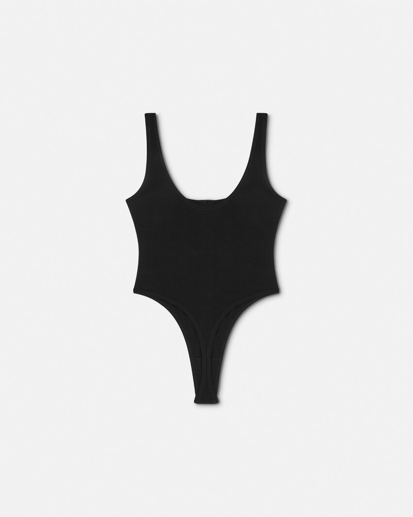 Versace Black Tops In Black