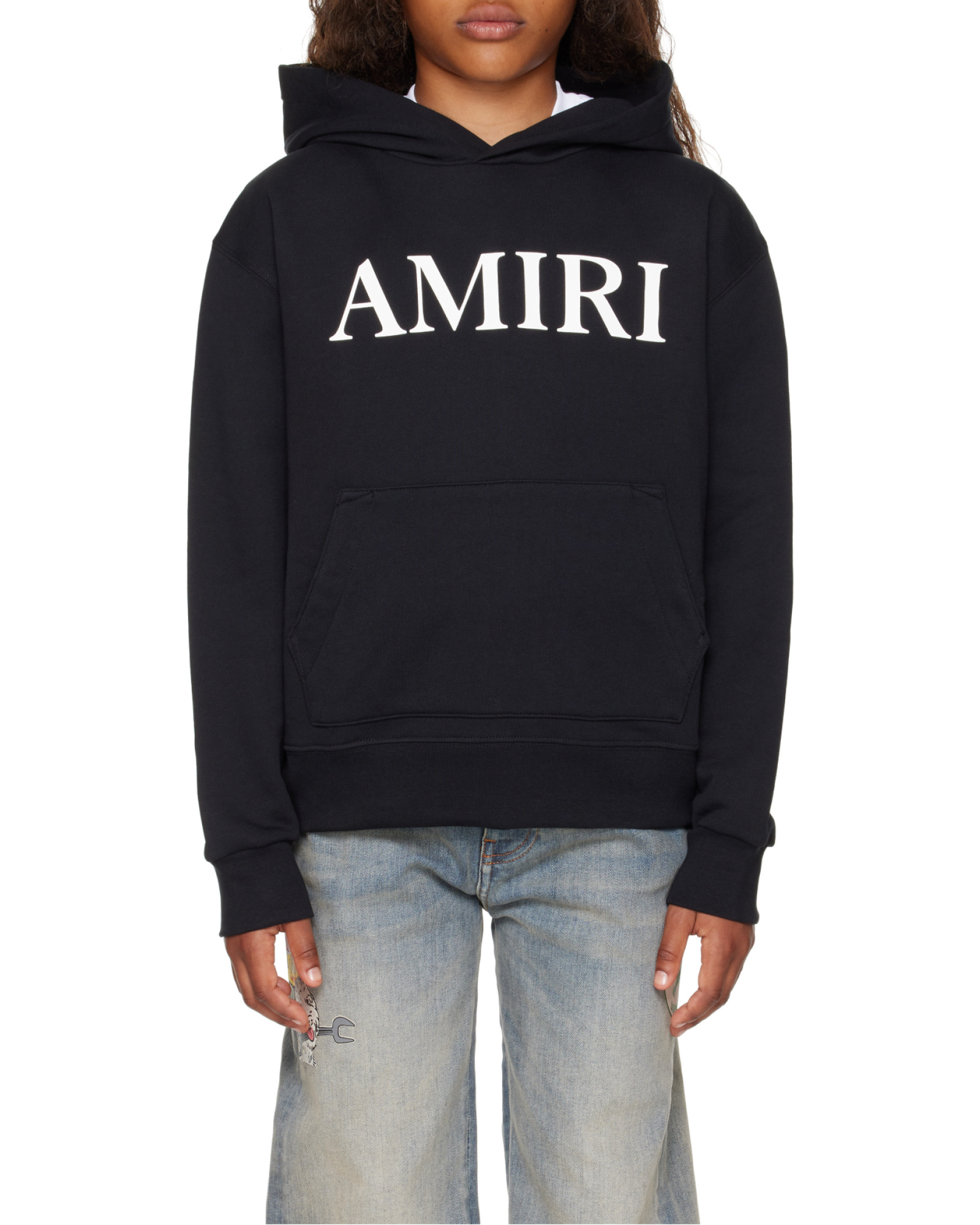 Amiri Logo Hoodie In Black